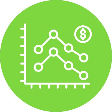 İş ve finans grafiklerinin vektör illüstrasyonu 
