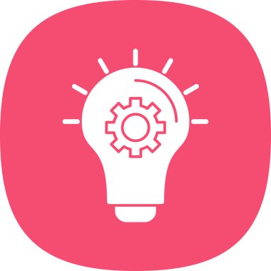 düz fikir kabartma düz vektör simgesi