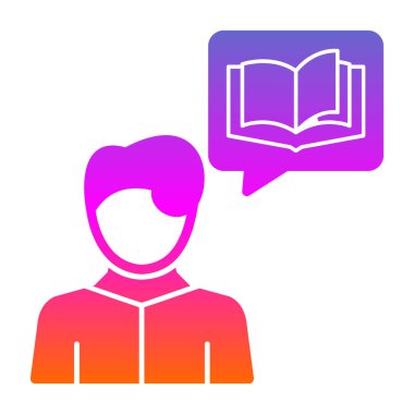 kitap simgesi vektör illüstrasyonu