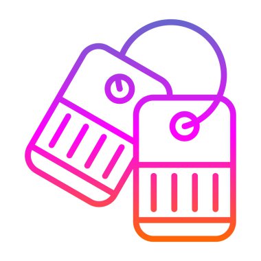 Tek bir simgenin vektör illüstrasyonu