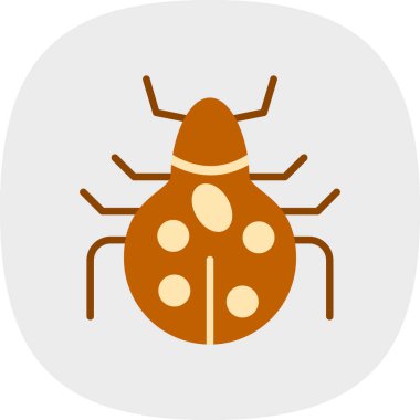 Böcek. Web simgesi basit illüstrasyon 