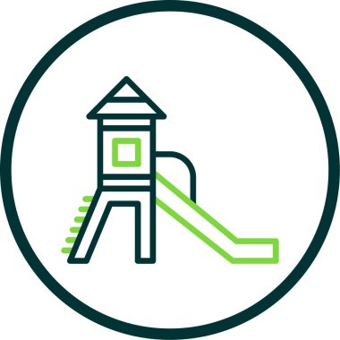 Bir merdiven simgesinin vektör çizimi