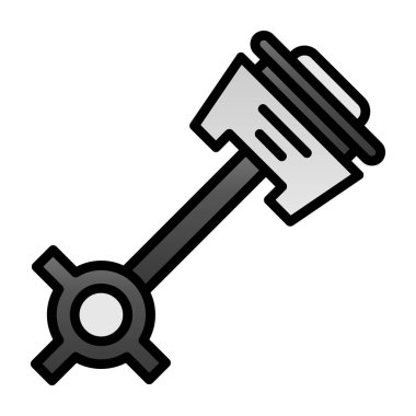 Modern bir simgenin vektör illüstrasyonu