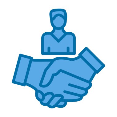 Anlaşma simge vektör çizim