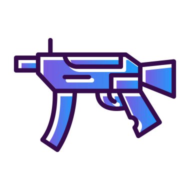 vektör piksel resim tabancası karikatürü