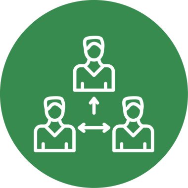 İnsan simgesinin vektör illüstrasyonu