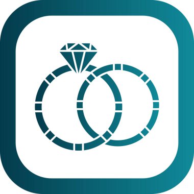 Elmas simgesinin vektör illüstrasyonu