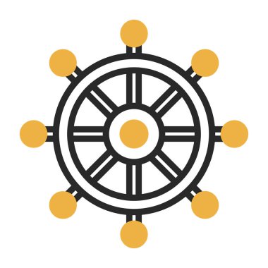 direksiyon simgesi vektör illüstrasyon tasarımı