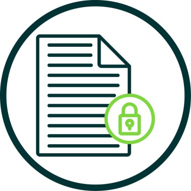 Dosya vektör simgesi modern basit vektör illüstrasyonu