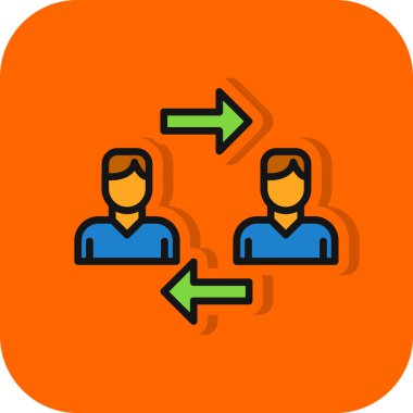 kişisel ve ticari kullanım için kullanıcı vektör simgesi simgesi vektör çizimi..