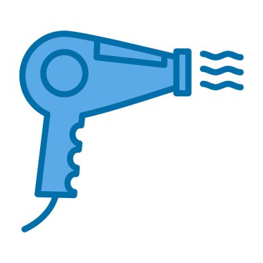 Kurutucu simgesinin vektör illüstrasyonu 