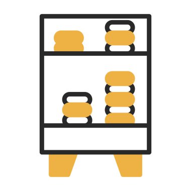 Taşıyıcı satır simgesi, beyaz arkaplanda vektör işareti