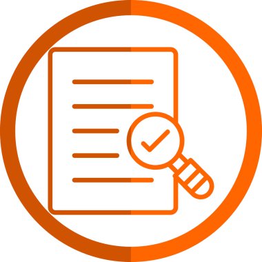 Kontrol listesi. Web simgesi basit illüstrasyon