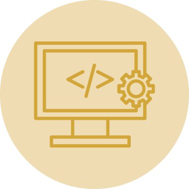 Web tasarım geliştirme simgesi 