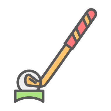 kürek simgesi vektör illüstrasyonu