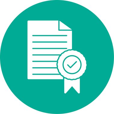 Belge simgesinin vektör illüstrasyonu