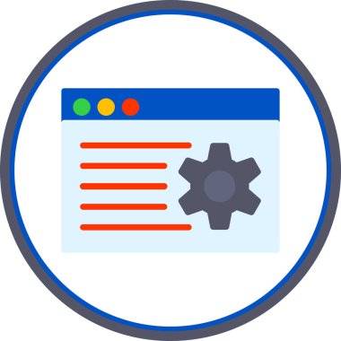 seo modern simgesinin vektör illüstrasyonu