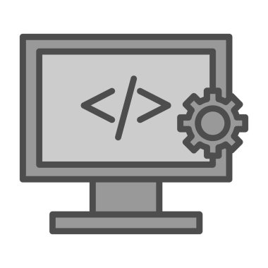 Web tasarım geliştirme simgesi 