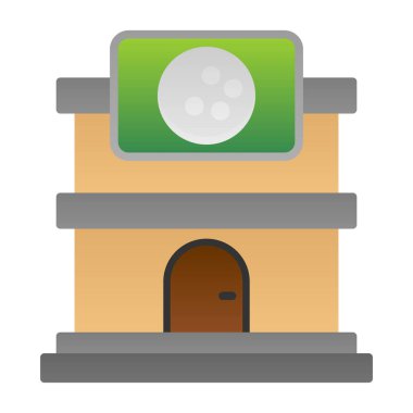 otel binası vektör simgesi