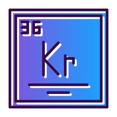 Bir harf simgesinin vektör illüstrasyonu