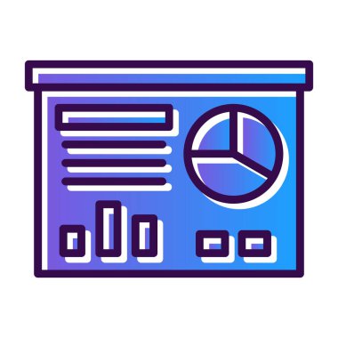 Sunuyu web simgesi, vektör çizim 