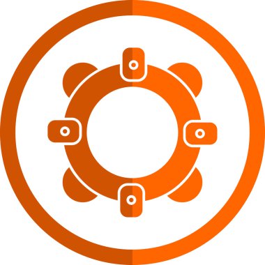 Teçhizat Web simgesi basit illüstrasyon