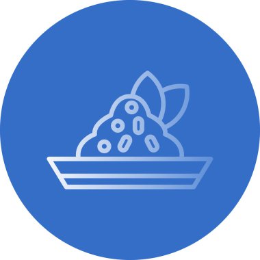 Gıda simgesinin vektör illüstrasyonu