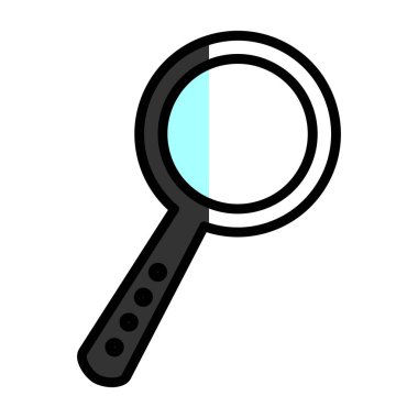 büyütme cam vektör simgesi