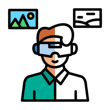 Geliştirilmiş gerçeklik teknolojisi simgesi