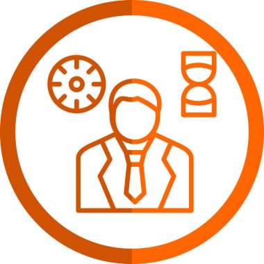 iş simgesi vektör illüstrasyonu