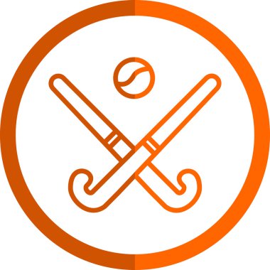 Modern Hokey simgesinin vektör çizimi                          