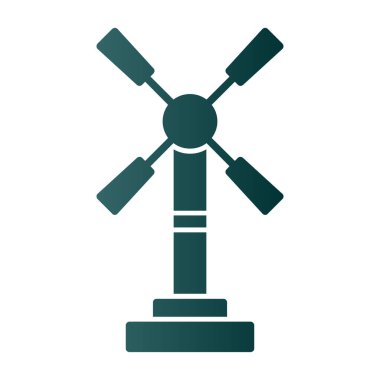 Yel değirmeni simgesi, vektör biçimi