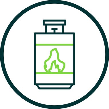 Yangın söndürücünün vektör simgesi