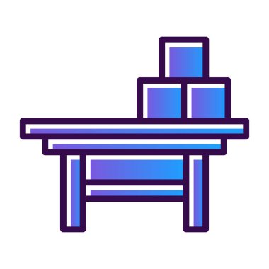 Masa sandalyesi. Web simgesi