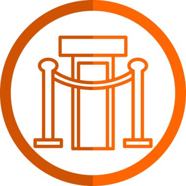 Bir sütunun vektör illüstrasyonu