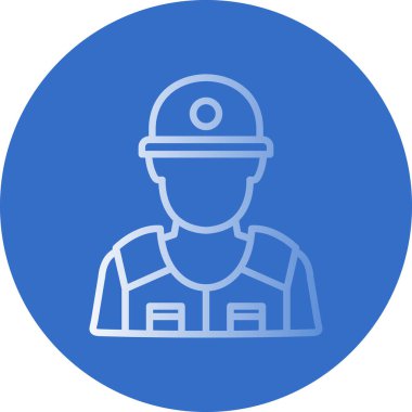 Bir insan simgesinin vektör illüstrasyonu