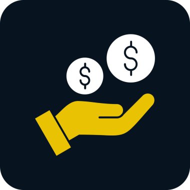 Web ve mobil uygulama tasarımınız için beyaz arkaplanda dolar simgesi vektörü izole edildi, para logosu kavramı