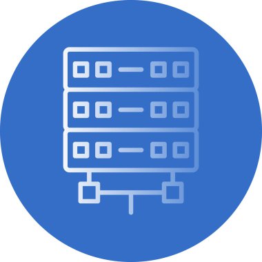 sunucu simgesi, vektör illüstrasyonu basit tasarım