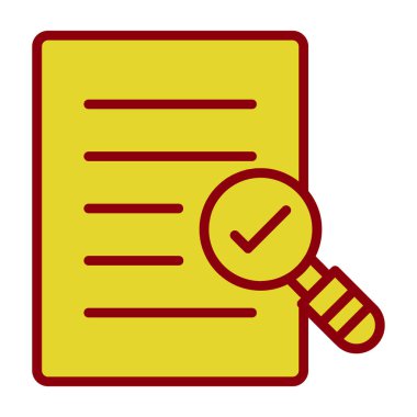 kontrol listesi simgesi vektör illüstrasyonu