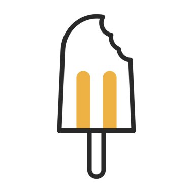 ice cream line icon, vector illustration
