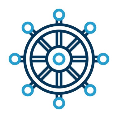 Şeffaf bir arkaplanda tekerlek vektör çizimi. Birinci kalite semboller. Konsept ve grafik tasarım için ince çizgi simgesi.