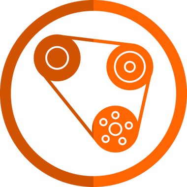 Bir dilim ikonlu pizza dilimi, vektör illüstrasyonu