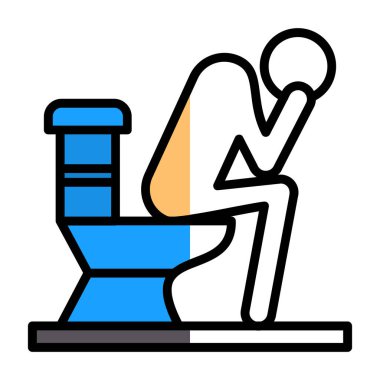 Kase simgesinde oturan adam, taslak biçimi