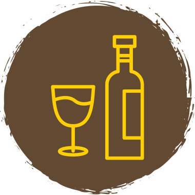 alkol içecek vektör simgesi