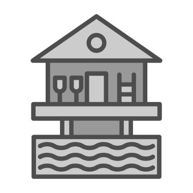 Modern simgenin vektör illüstrasyonu