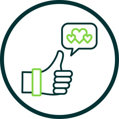 Vektör simge başparmak