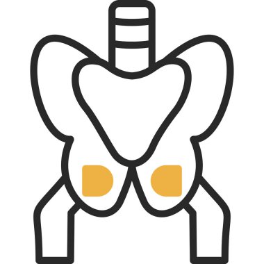 Çizgi film simgesinin vektör çizimi