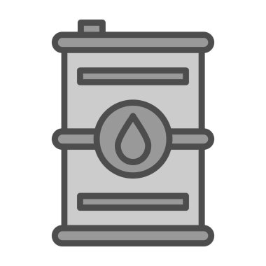 Gaz varil vektör simgesi