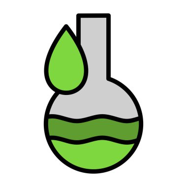 Modern bitki simgesinin vektör illüstrasyonu