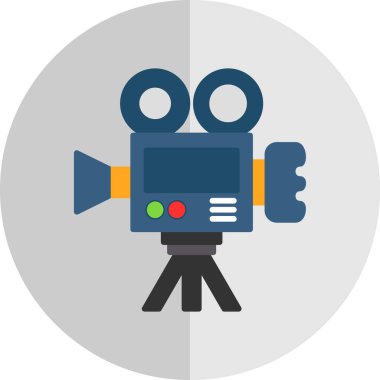 Web için sinema ikonu vektör simgesi